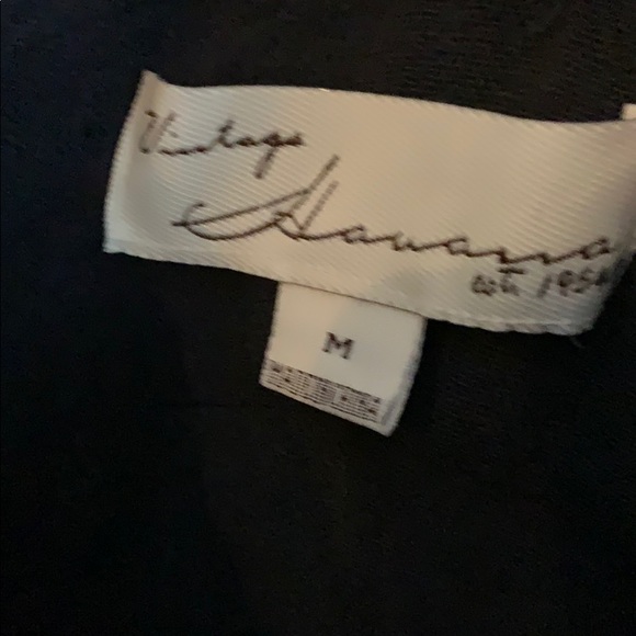 Vintage Havana tie front buttons sweatershirt sz m - Picture 5 of 6